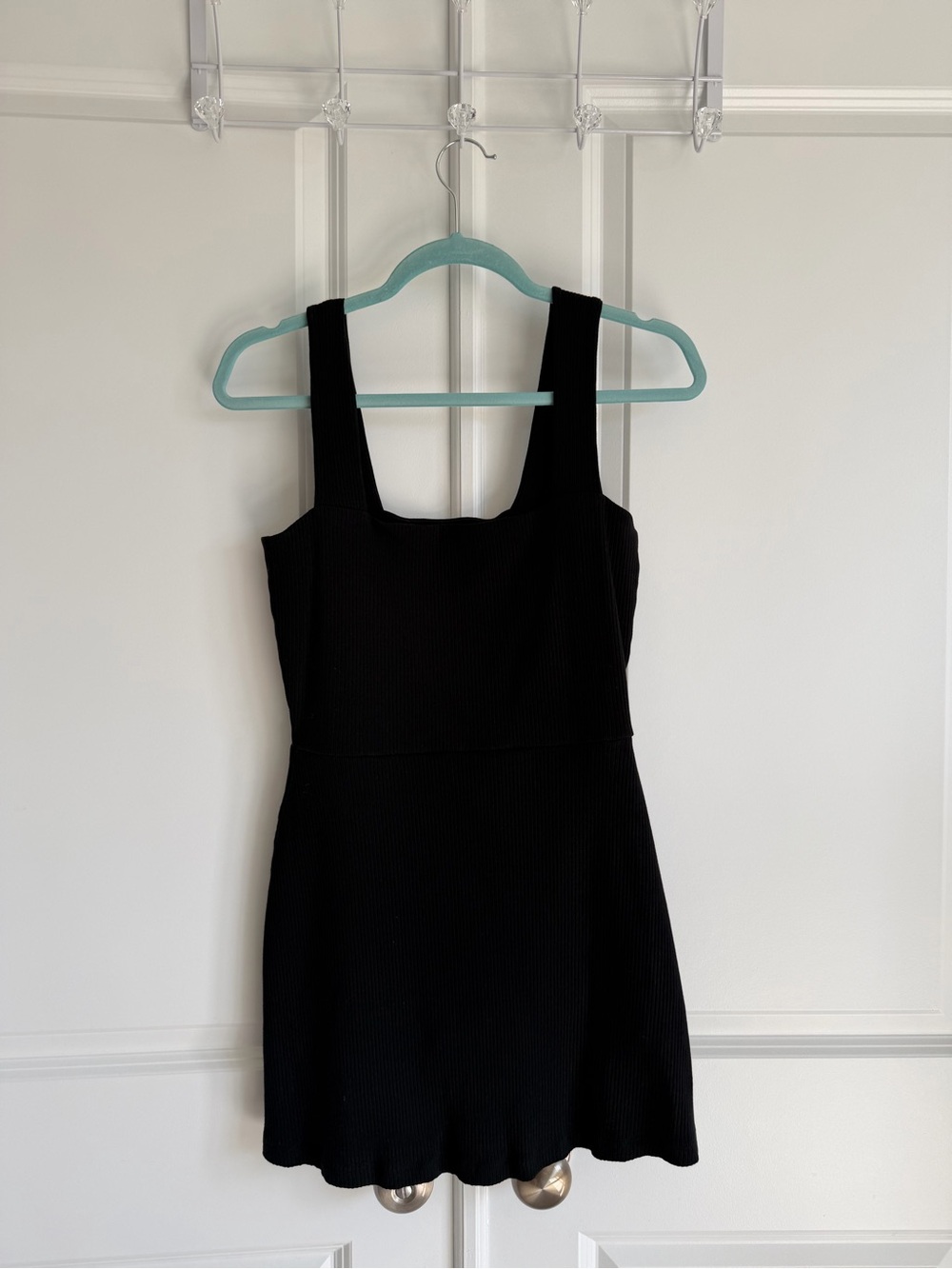 PINK Victoria's Secret Black Square-Neck Mini Dress